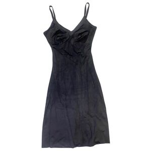 Spanx Black‎ Shapewear Slip Dress Adjustable Straps Flattering Small Comression